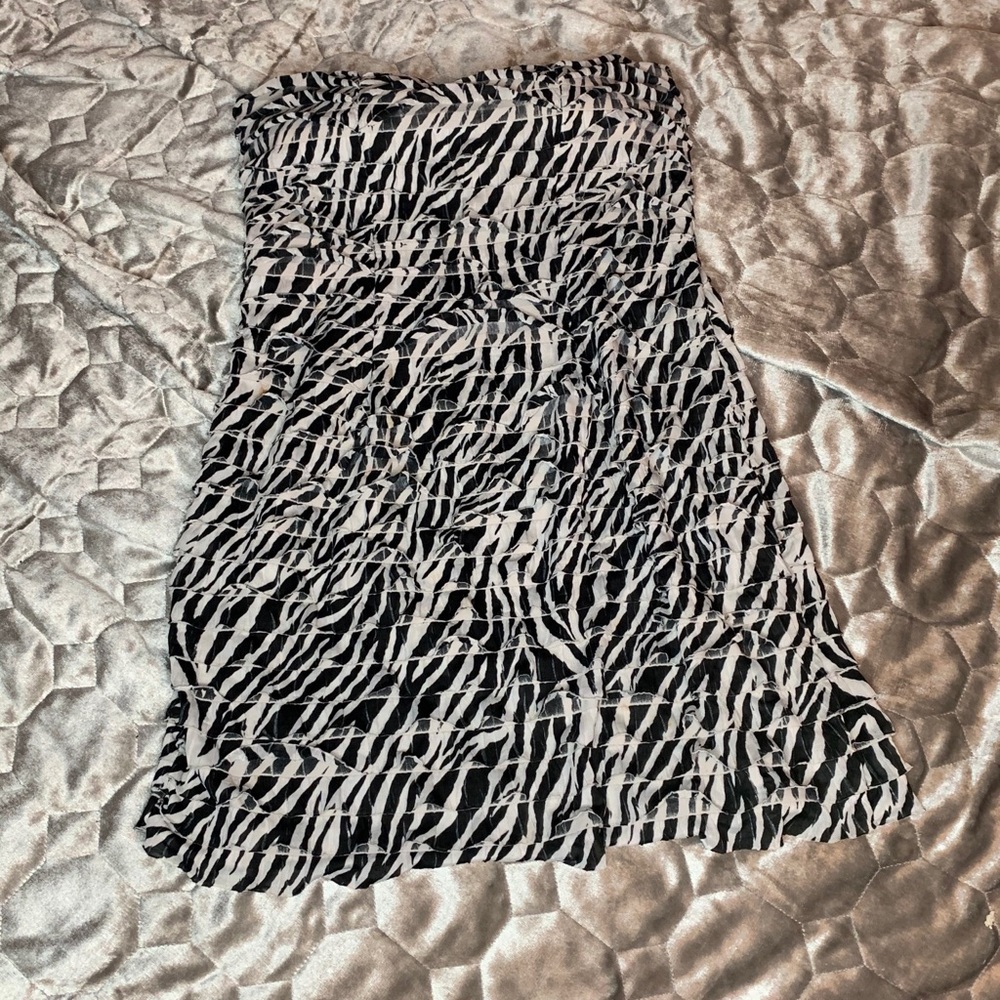 Charlotte Russe Body Con Zebra Dress